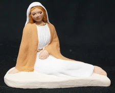 Arterra Santon French Clay Nativity Mary Figurine