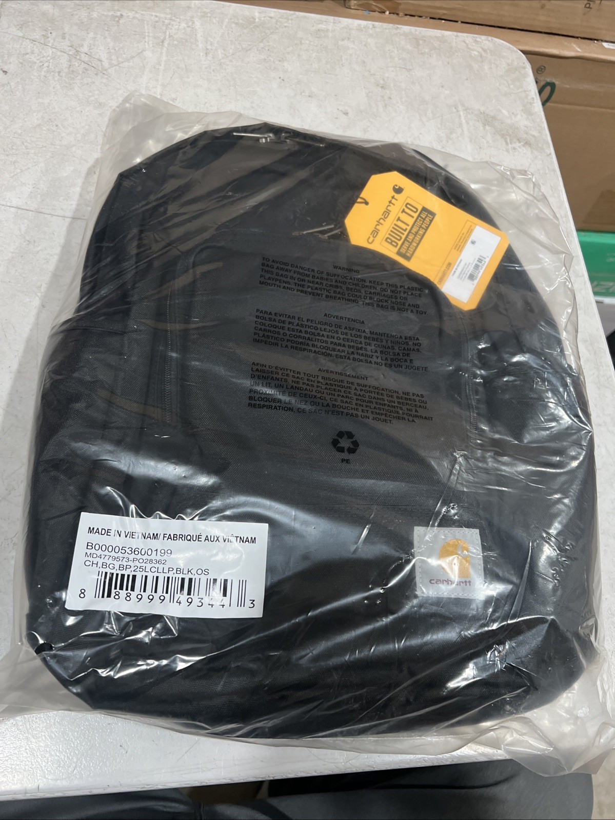 Carhartt 25L Classic Backpack, Durable Water-Resistant Pack W/ 15" Laptop Black thumbnail 8