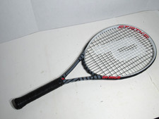 Prince Strike 110 Power Level 775 4 1/4 Grip Tennis Racquet Black/Gray Aluminum