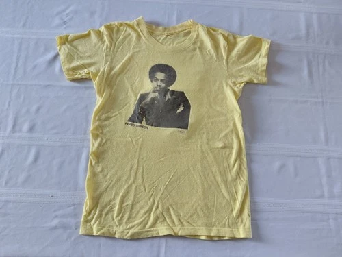 Peabo Bryson Tour Shirt Size Small/Medium? Cap 1970s vintage concert t-shirt, vintage, size S, single stitch, B+ condition