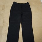 Ann Taylor Petites Black Dress Pants Flat Front Pockets Solid Women's Size 0P — photo 1