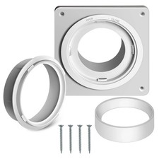 Dryer Vent Connector Kit Quick Connect Disconnect Twist Lock 4 Inch 7x7 Inch