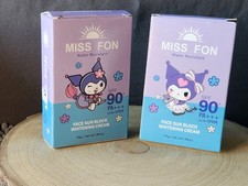 Lot Of 2 90 Spf HK Miss Fon Theme Keromi Sunscreen For Kids. New In Box 