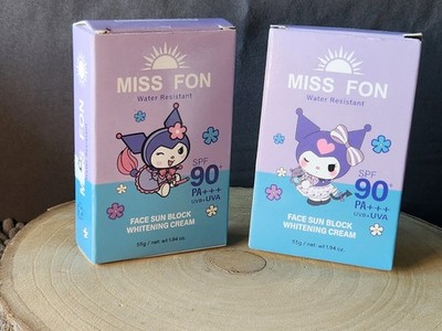 Lot Of 2~90 Spf HK Miss Fon Theme Keromi Sunscreen For Kids. New In Box!