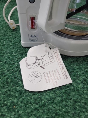 Melitta Gevalia Kaffe 4 Cup Coffee Maker Model BCM-4C White New - Picture 4 of 10