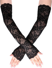 Long Lace Arm Sleeves for