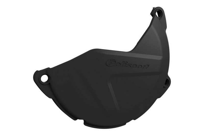 Protection carter embrayage Polisport noir pour moto cross Yamaha YZ450F