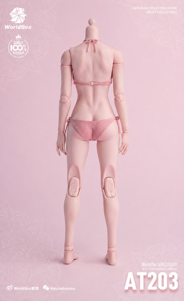 Worldbox AT203 1/6 Female Body Durable Figure Pale 12
