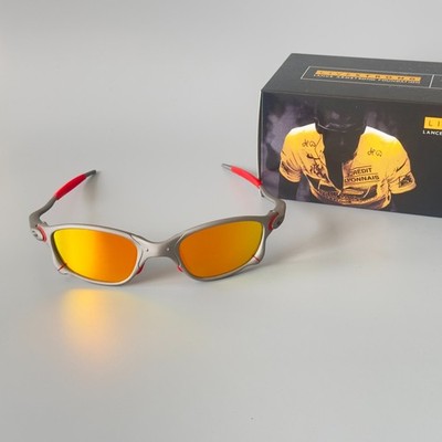Oakley X-Metal Juliet Sunglasses Ruby Lens/Grey Frames | eBay
