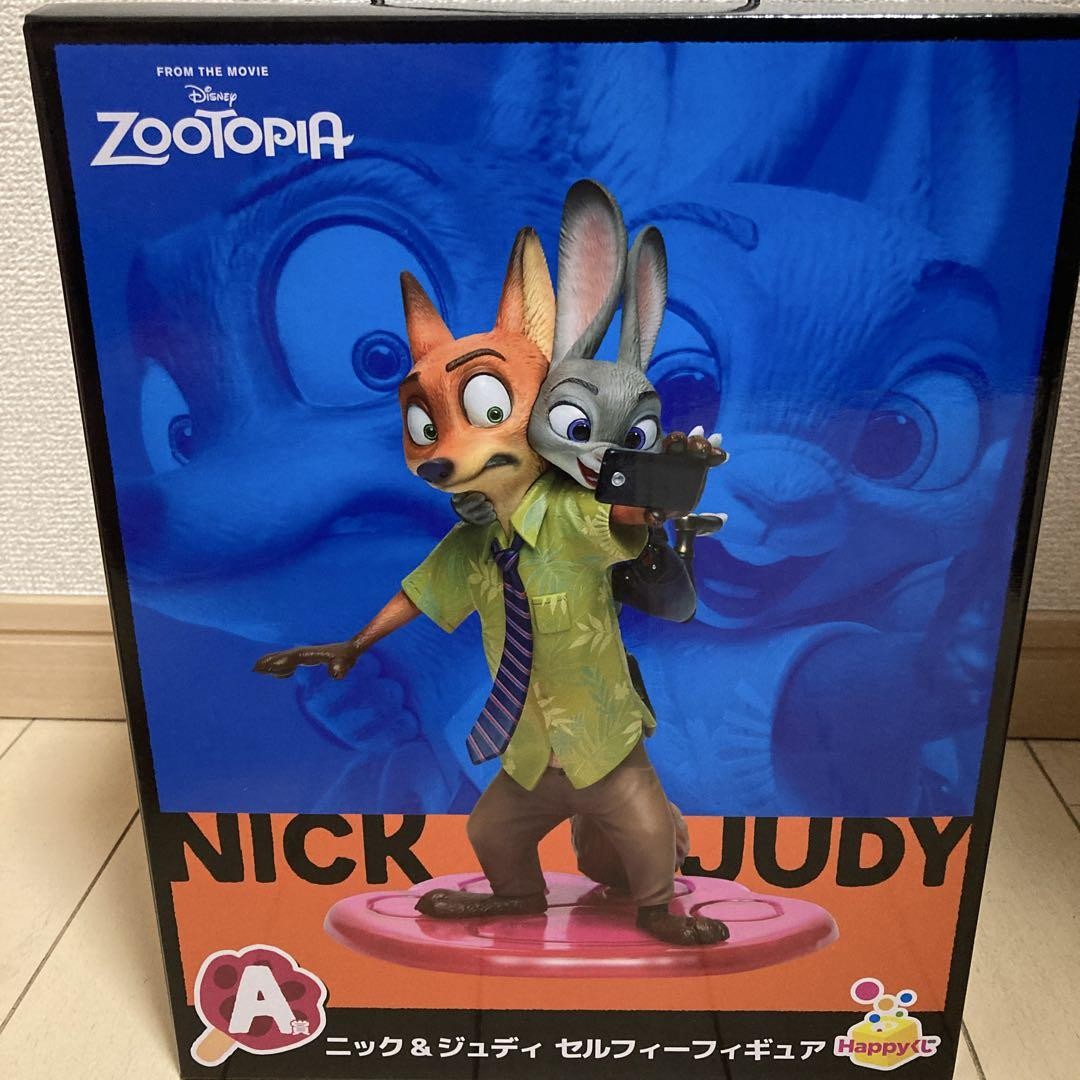 タオル・ハンカチ Zootopia Nick & Judy Selfie Figure Disney Zootopia Nick & Judy Selfie Figure Ichiban Kuji A