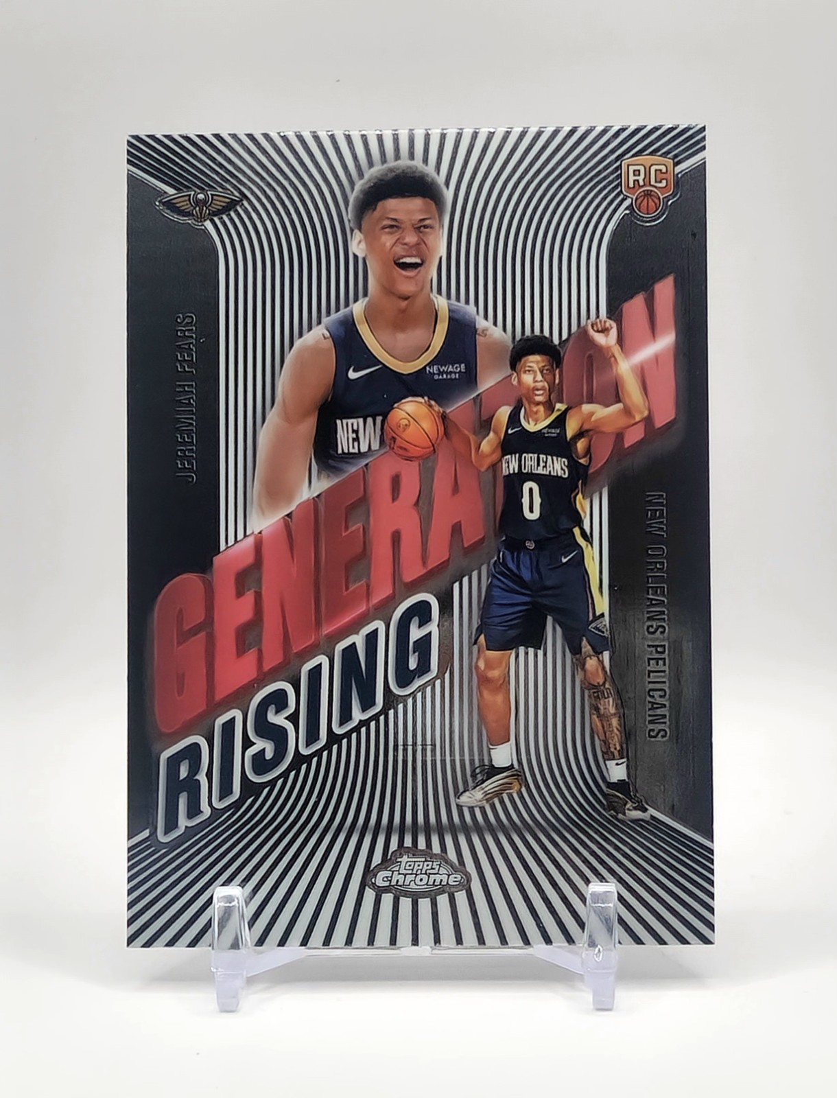 2025-26 Topps Chrome Jeremiah Fears RC Generation Rising CR-7