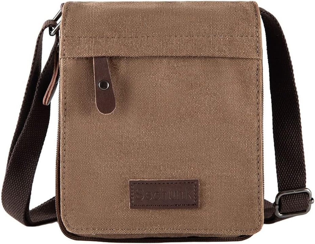 Vintage Canvas Messenger Cross Body Bag Shoulder Bag