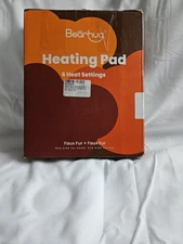 BearHug Heating Pad 6 Heat Settings 12x24 Double Sided Fur