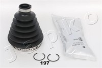Japko Faltenbalgsatz Antriebswelle 63197 FüR J10 NJ10 Qashqai Nissan 1