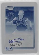 2010 Bowman Chrome USA Stars Printing Plate Cyan 1/1 Blake Swihart Auto 2e6