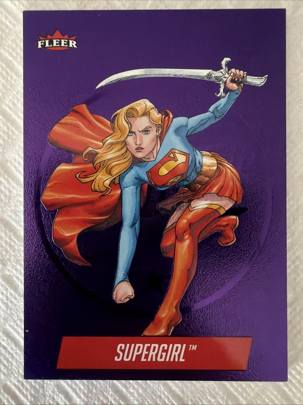 2025 Ultra Fleer Superman, Supergirl Purple Medallions #M-5