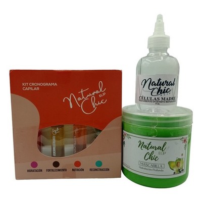 NATURAL CHIC ELIP HAIR CARE KIT STEM CELLS MASK CHRONO SYSTEM SET 3PCS