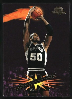 David Robinson 1995-96 SkyBox Premium #110 H.O.F. San Antonio Spurs