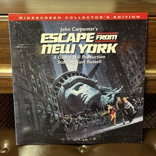 John Carpenter's Escape From New York Laserdisc Widescreen Collector's Edition