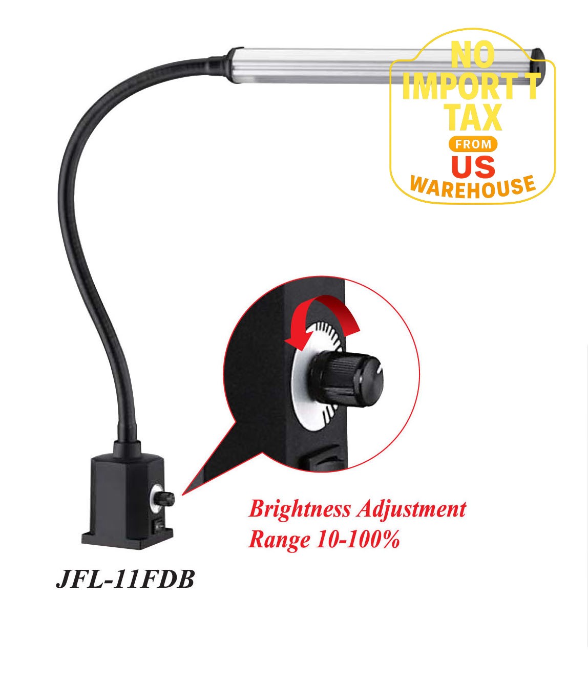 Jarrer Flexible Goose Neck LED Task/Work Light JFL-11 Series