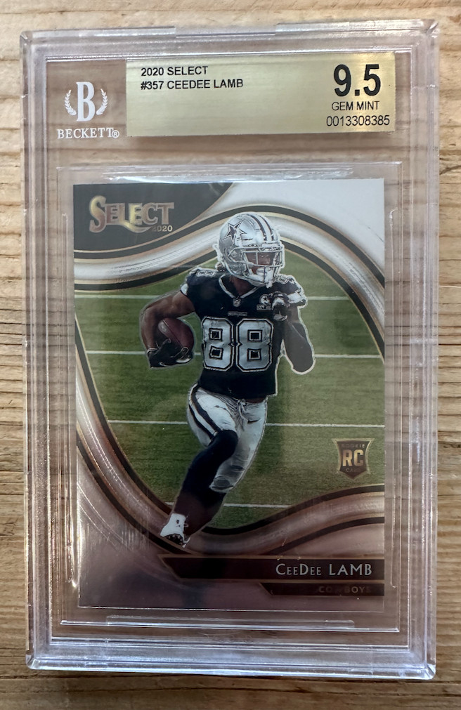 2020 Select Rookie Base CeeDee Lamb #357 BGS 9.5