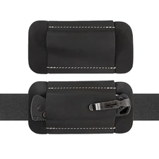 Knife Sheath,Leather Knife Sheath for Belt,Horizontal Carry Pocket Knife Hold...