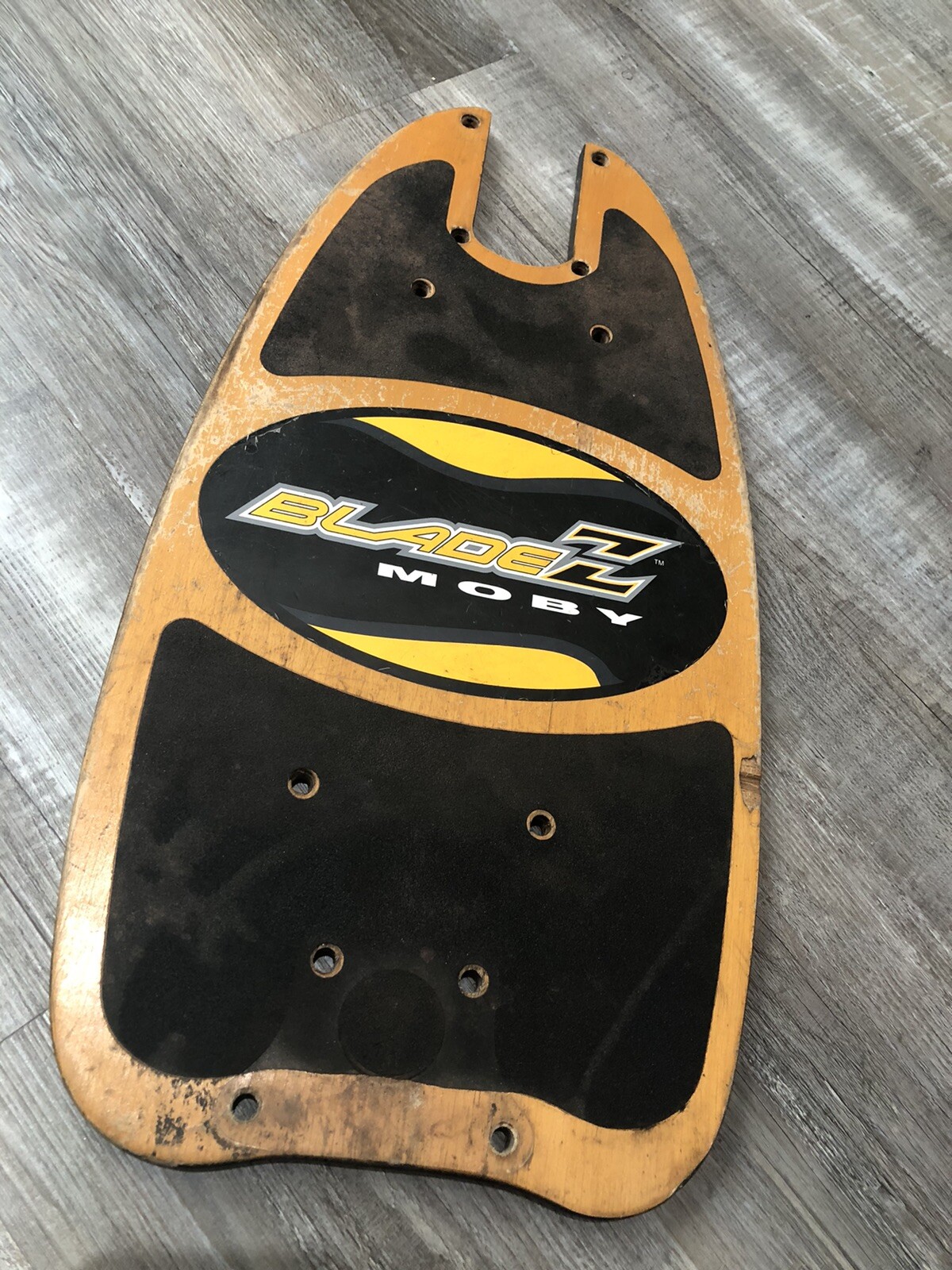 BladeZ Moby OEM Stock Wood Gas Scooter Deck PreOwned eBay