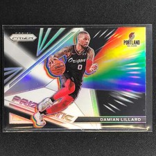 2021-22 Prizm DAMIAN LILLARD Prizmatic Silver #7