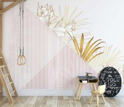 3D Simple Leaves ZHU3038 Wallpaper Wall Mural Removable Self-adhesive Amy