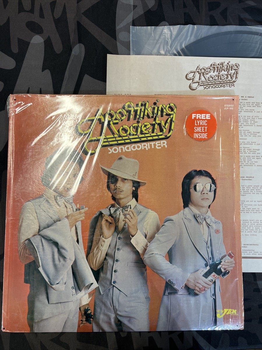Apo Hiking Society Songwriter Vinyl Rare JLP-102 1976 Philippines