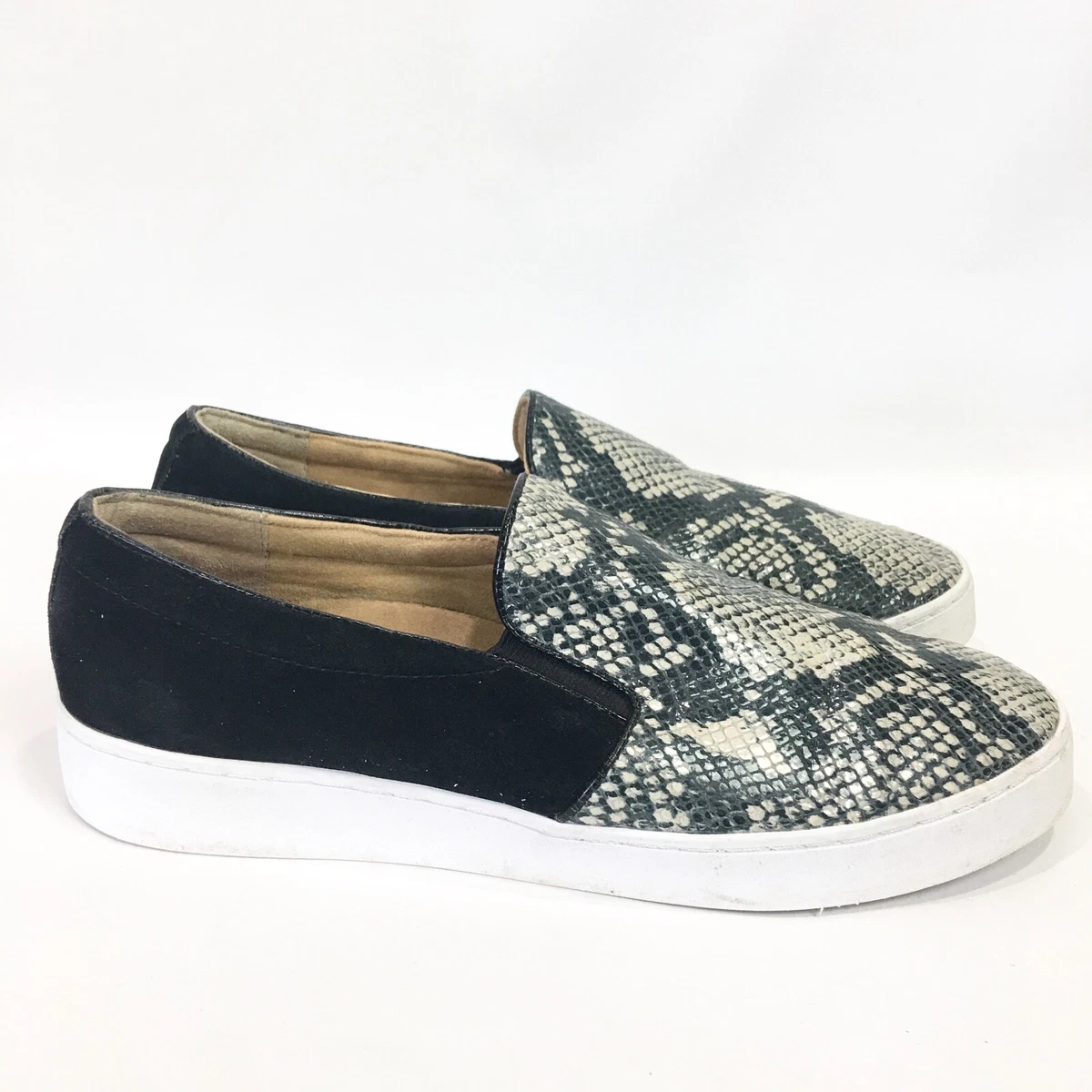 Vionic Womens 9.5 Shoes Midi Sneaker Snake Embossed Slip On