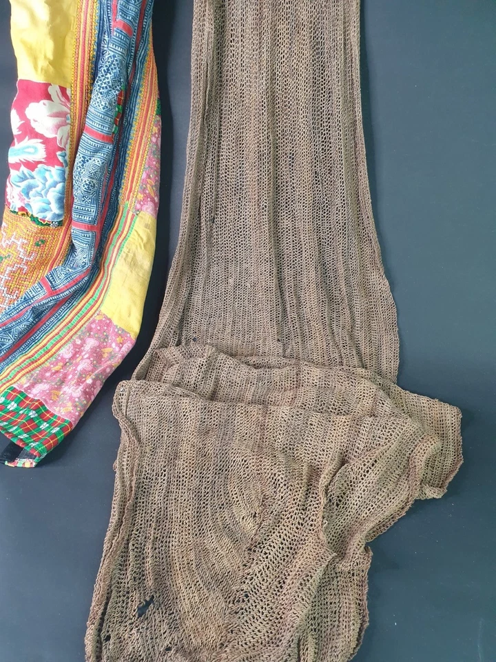 Old Papua New Guinea Western Highlands Woven Bush String Loin Cloth Finely Hand- - image 2 of 4