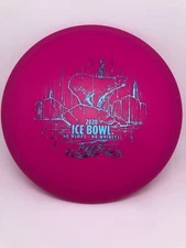Innova DX Roc Mid-Range, 2020 Ice Bowl, Fuchsia W/Bluish Silver Holo Stamp, 9/10