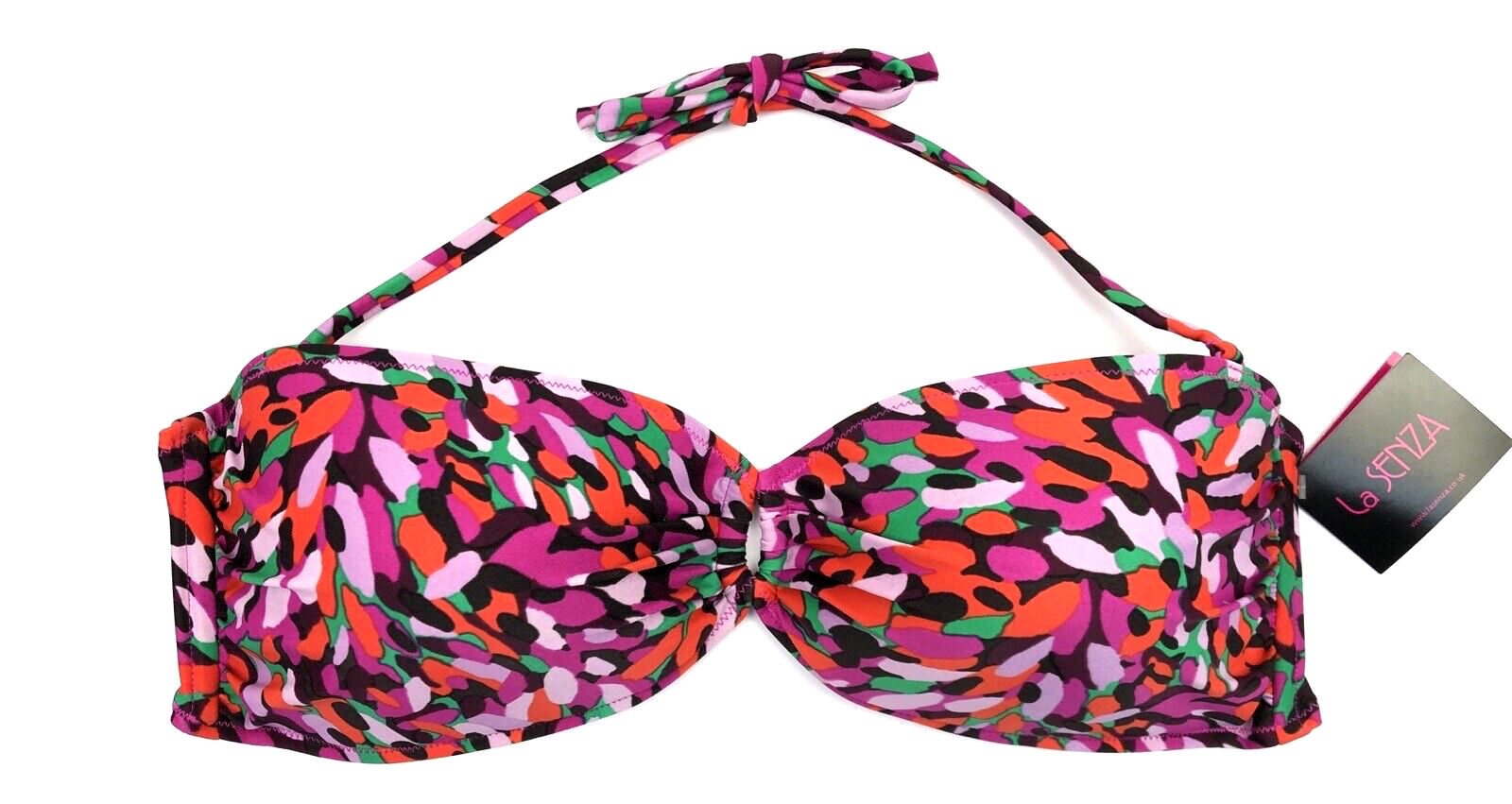 LA SENZA Non Wired Strapless Bikini Top  38D Pink BNWT