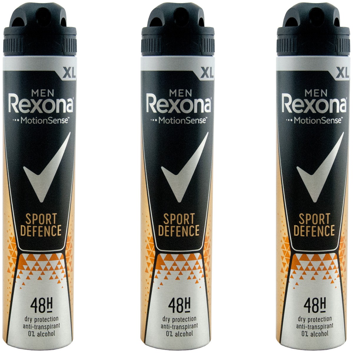 Rexona Deodorant Spray Sports Defence XL 3 X 6.8oz 48H Case