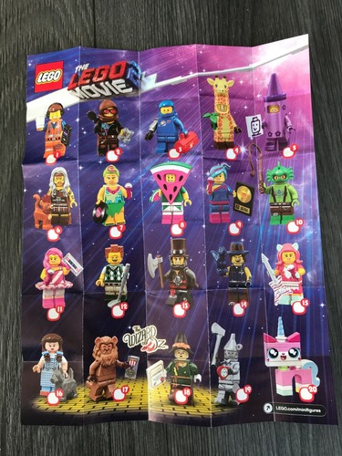 Lego Minifigure Leaflets/Checklists/Tick Sheet ONLY Choose Series - Picture 31 of 34