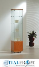 Vetrina Espositiva Italfrom con Mobile Negozio Faretti Alogeni 40x40x h181 cm