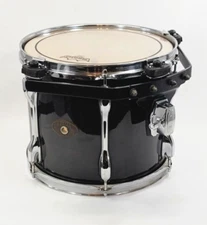 TAMA Rockstar Custom 12" Tom Drum - Dark Brown (Ebony) Lacquer Finish