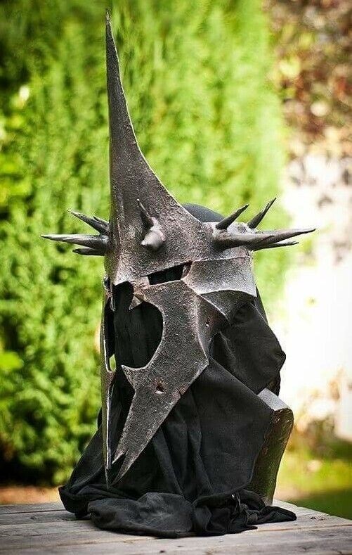Medieval War Mask Of The Morgul Lord Bust Mask Movie Replica Lotr Hobbit Helmet