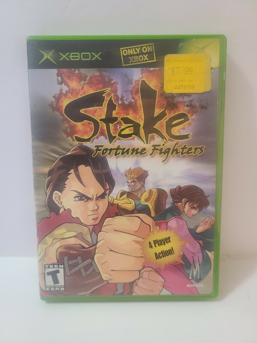 Stake: Fortune Fighters (Microsoft Xbox, 2003) Disc And Case