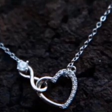 Infinity love necklace