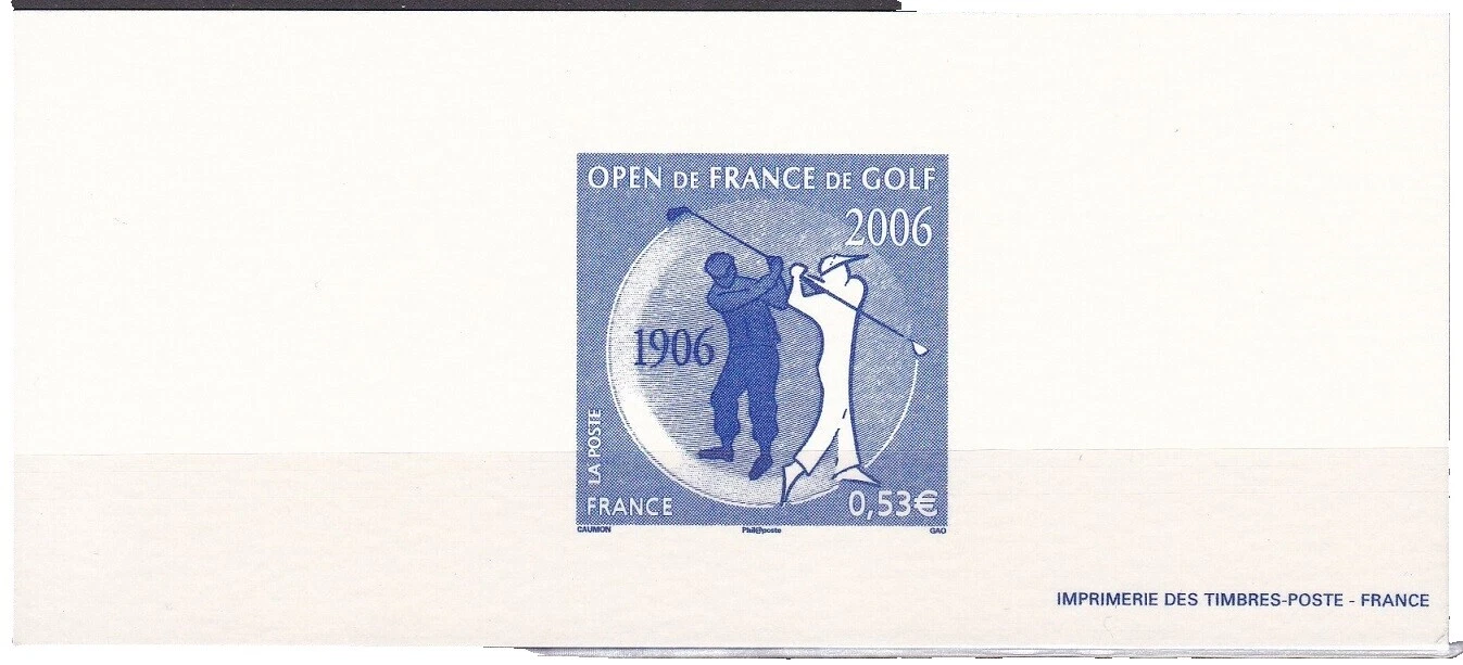 Golf French Stamps