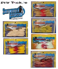 Bass Assassin Saltwater Assassin Salt Grub Stinger Tail ~ 10ct ~ FREE Shipping