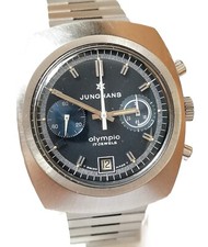 Junghans Uhr Olympic Mechanical Chronograph Swiss Made Cal Eta 7734 Selten