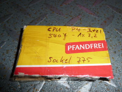 Intel Pentium 4 CPU Prozessor SL7PW 540J Sockel 775 3200 MHz 3.20 GHz 800MHz 