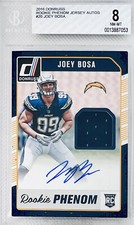 2016 Panini Donruss Joey Bosa RC Rookie Phenom Jersey #20 BGS 8 SP