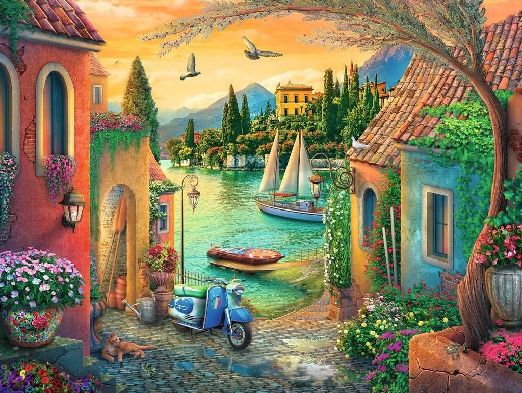 Ravensburger European Villa Views 750 piece extra large jigsaw puzzle