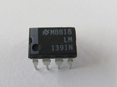 4 Stück - LM1391N - NSC DIP8 - Phase-Locked Loop - National Semiconductor - 4pcs