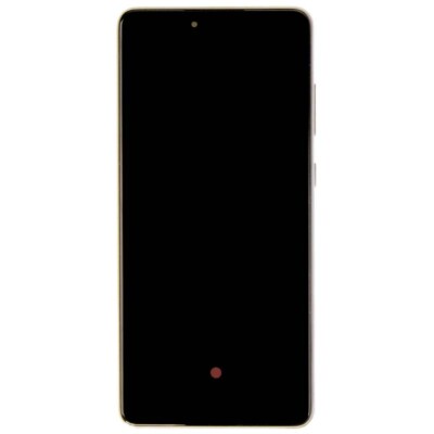 OLED Frame Assembly for Samsung Galaxy A72 Black Premium Cell Phone Repair Part