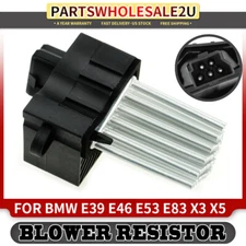 Blower Motor Fan Resistor for BMW E39 E46 E53 E83 X3 X5 323I 325I 330I 540 M3 M5